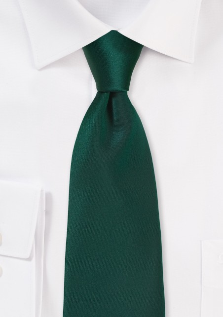 Dark Forest Green Mens Tie