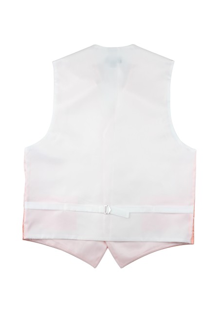 Wedding Paisley Vest in Bellini Back