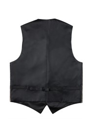 Formalwear Paisley Vest in Bronze Gold Back