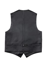 Burgundy Paisley Dress Vest Back