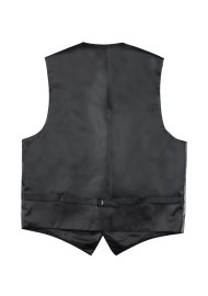 Paisley Dress Vest in Mercury Silver Back