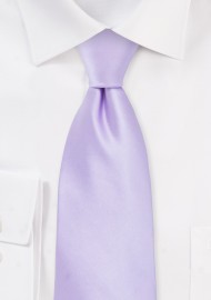 Soft Lavender Solid Colors Tie