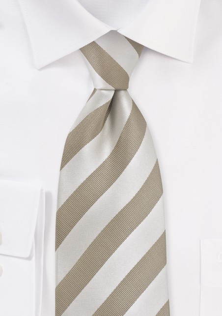 Soft Gold Striped Tie
