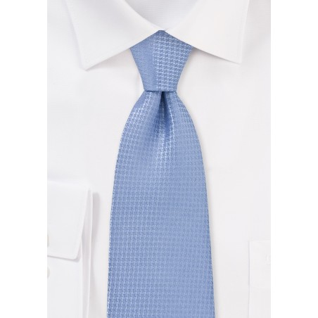 Light Blue Matte Finish Tie in XL