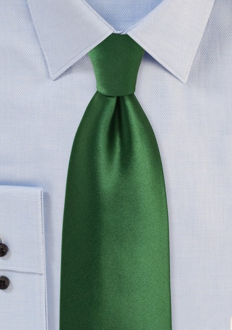 Forest Green Colored Necktie
