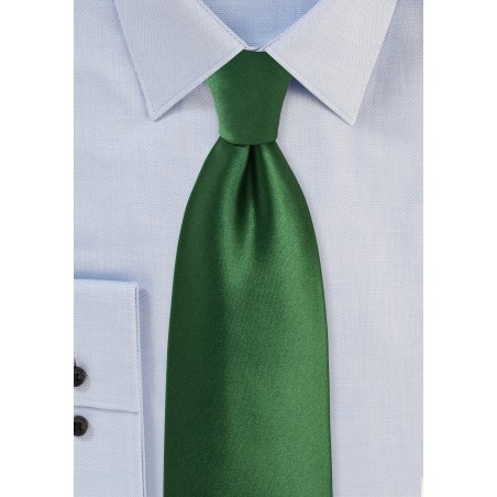 Forest Green Tie for Kids