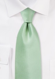 Kids Length Tie in Seacrest Green
