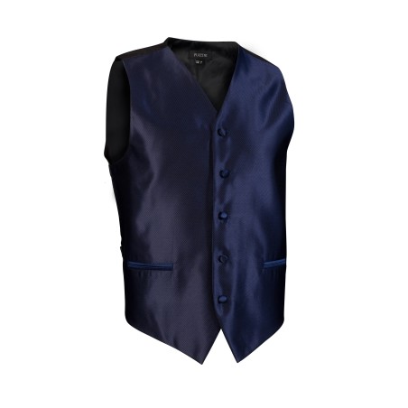 dark navy textured wedding formal vest mens