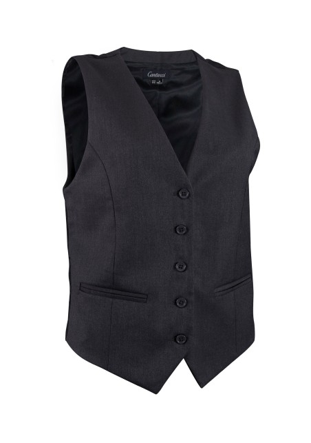Women's Uniform Vest in Charcoal Gray