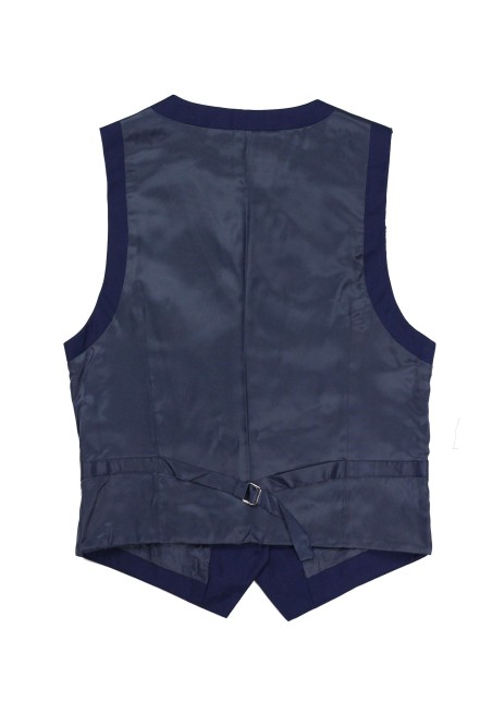 Women's Uniform Suit Vest in Dark Blue Back