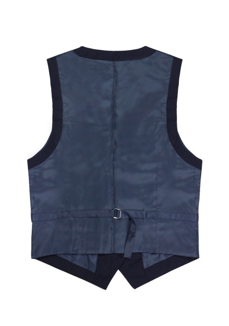 Women's Uniform Suit Vest in Navy Back