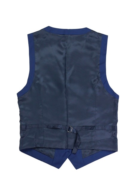 Blue Women's Uniform Vests - Women's Suit Vest in Indigo Blue