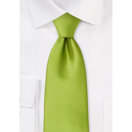 Bright Green Kids Tie
