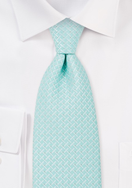 Light Cyan Blue Necktie
