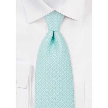 Light Cyan Blue Necktie