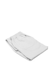 white chef pants elastic waistband unisex, comfort fit