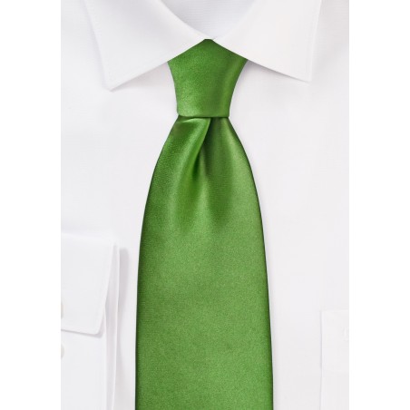 Clover Green Tie in XL Length