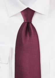 Burgundy Rosewood Color Necktie