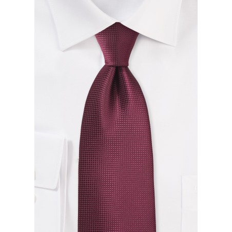 Rosewood Hued XL Mens Tie