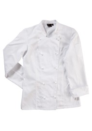 Women's Double Breasted Cooking Chef Jacket in White