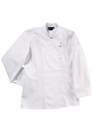 white cotton jacket for women fitted cut