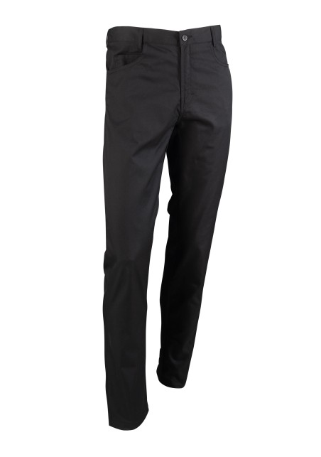 Dress Chef Pant Trousers in Black for Men