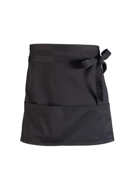 Waist Cooking Apron in Jet Black