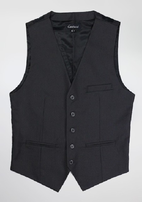 Elegant Suit Vest in Charcoal