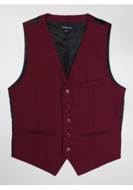tnt  Dress Vest in Classic Burgundy