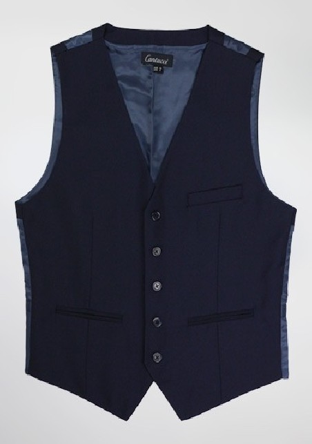Navy Blue Dress Vest