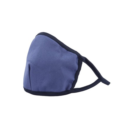 navy blue cotton filter face mask