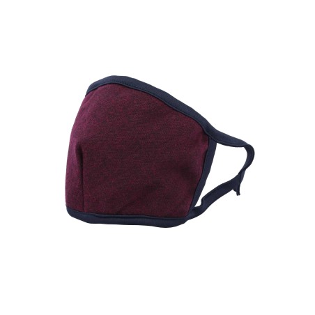Burgundy Red Face Mask | Filter Mask in Wine | Cotton Masks with Filter