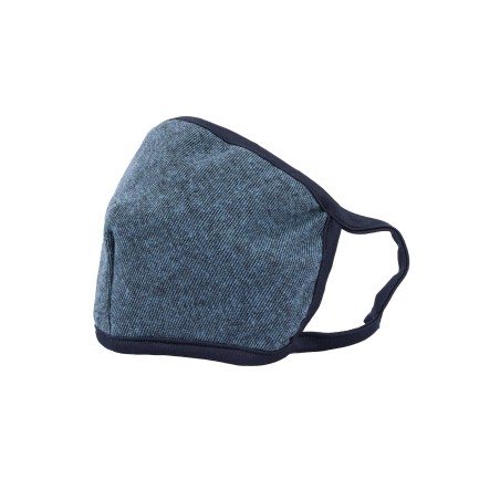 denim blue filter face mask for men and women