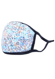 floral summer cotton mask with protective N95 filter