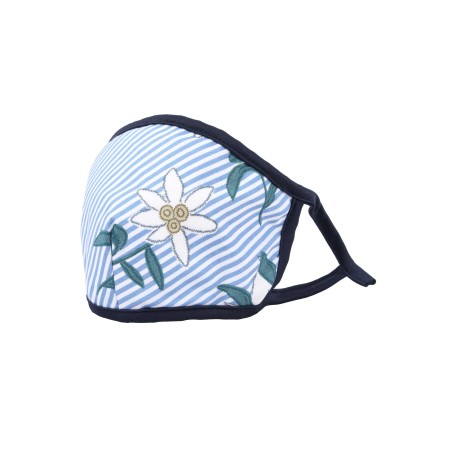 summer floral stripe mask with nano filter for men and women