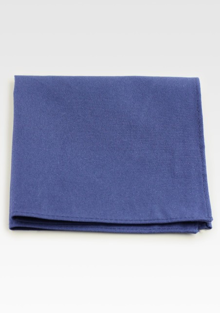 Indigo Blue Cotton Pocket Square