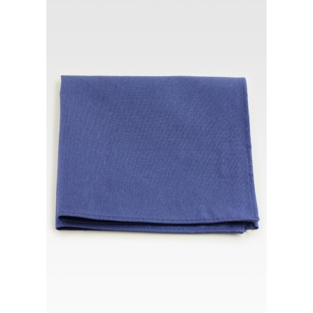 Indigo Blue Cotton Pocket Square