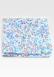 Summer Floral Cotton Pocket Square