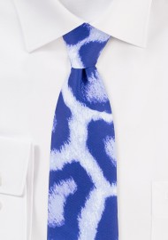 Tie Dye Leopard Print Designer Tie