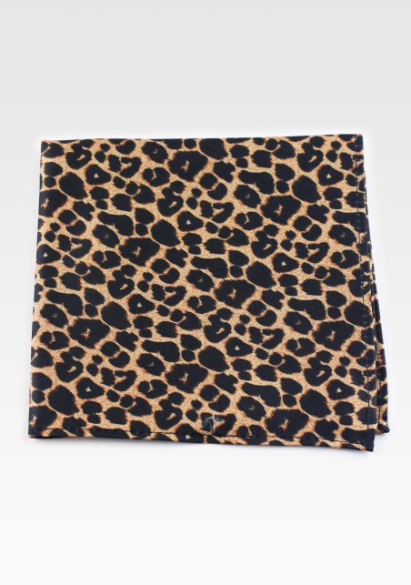 Cheetah Print Suit Hanky