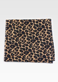 Cheetah Print Suit Hanky