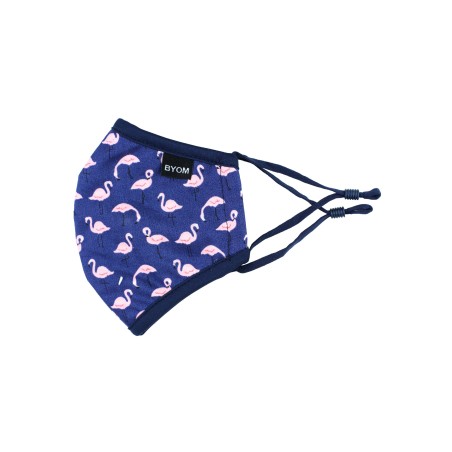 Flamingo Print Kids Cotton Face Mask