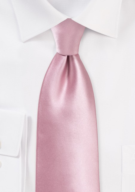 Solid Necktie in Dusty Rose
