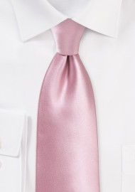 Solid Necktie in Dusty Rose