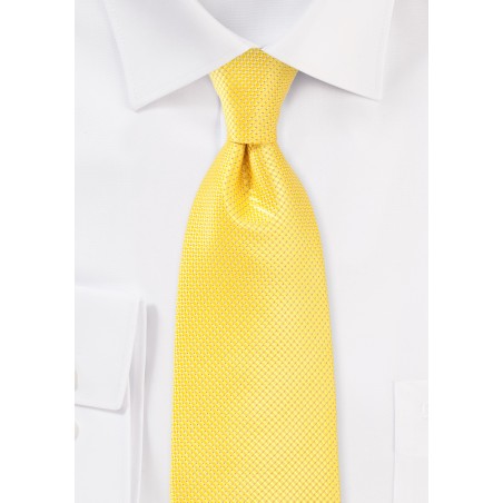 Bold Colored Kids Tie in Sunbeam Yellow