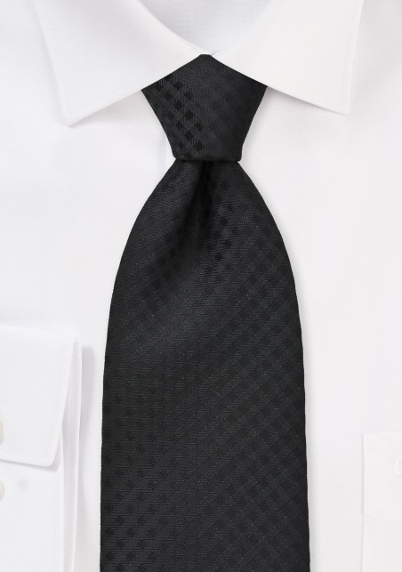 Monochromatic Black Tie