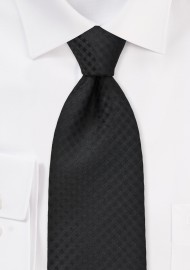 Monochromatic Black Tie