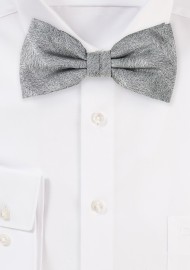 Wood Grain Bowtie in Graphite Gray