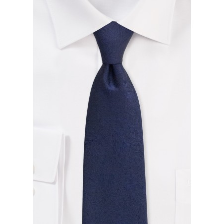 Wood Grain Weave Bowtie in Dark Navy