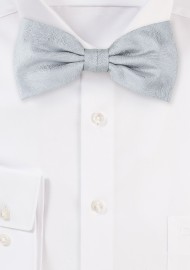 Wood Grain Bowtie in Sterling Silver